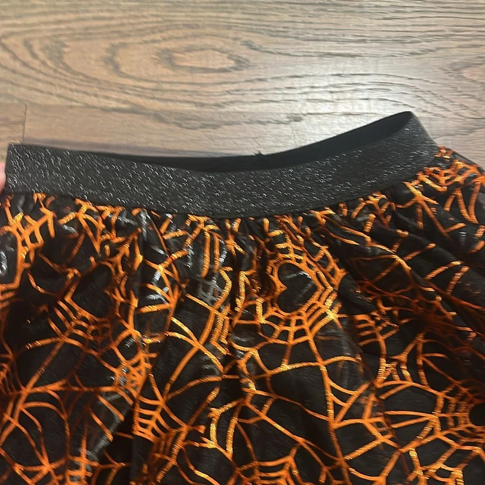 Girls Halloween tulle skirt 3T EUC